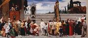 Cimabue's Madonna being carried through the Streets of Florence (mk25) Lord Frederic Leighton